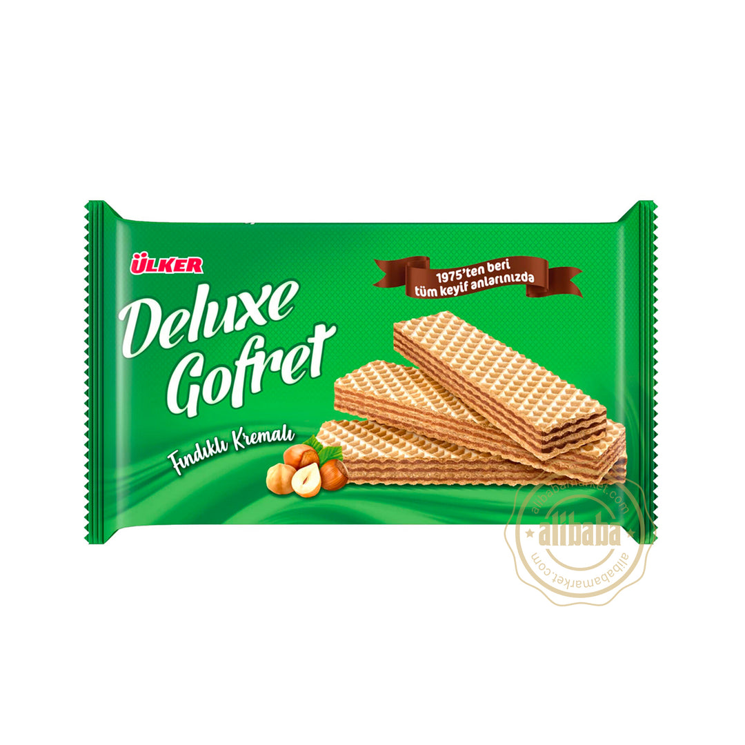 ULKER DELUX HAZELNUT WAFERS 220G