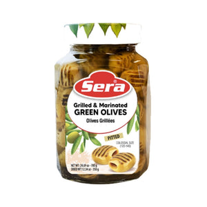 SERA GRILLED MARINATED GREEN OLIVE 650GR