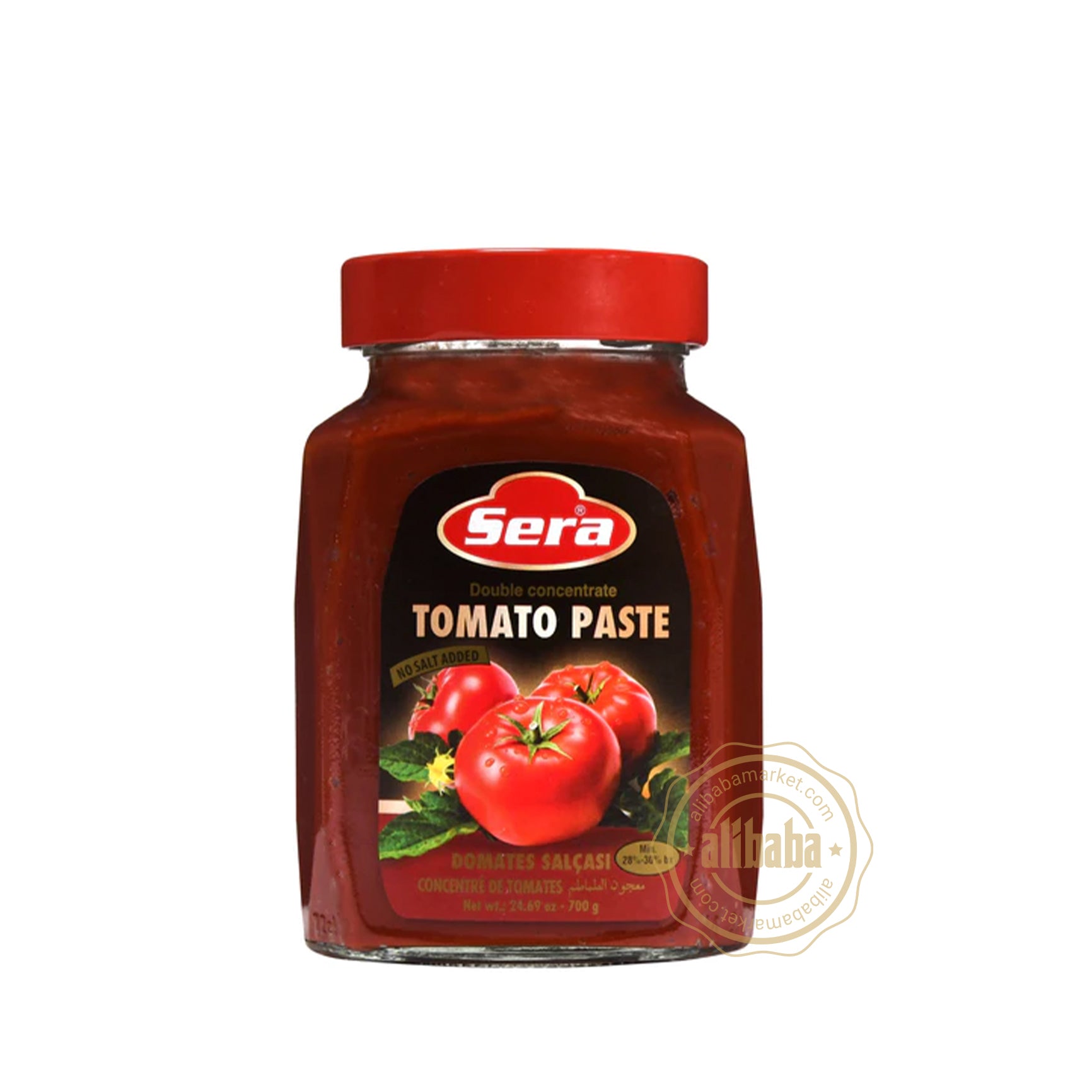 Produtos árabes Sera Turkish Tomato Paste 700g – Authentic Cooking Essential