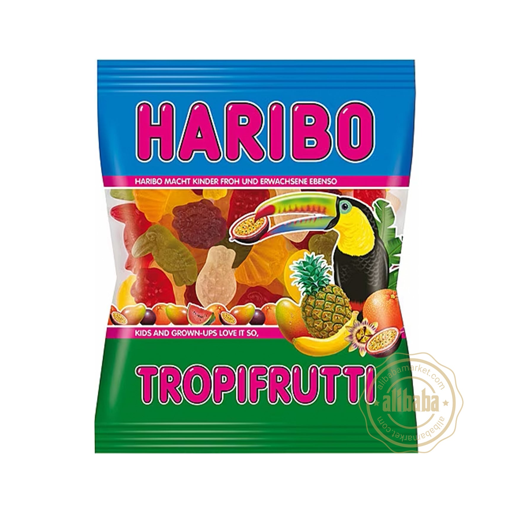 Haribo Tropifrutti 80GR – Tropical Fruit Gummy Candy – Altin Grocery