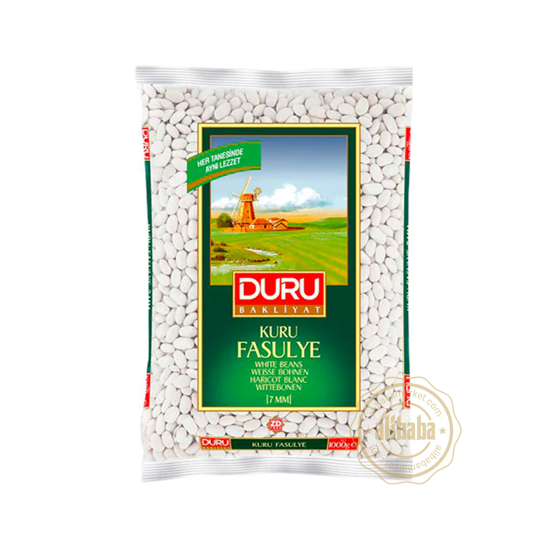 DURU DRY WHITE BEANS 1KG - Altin Grocery Bean Duru