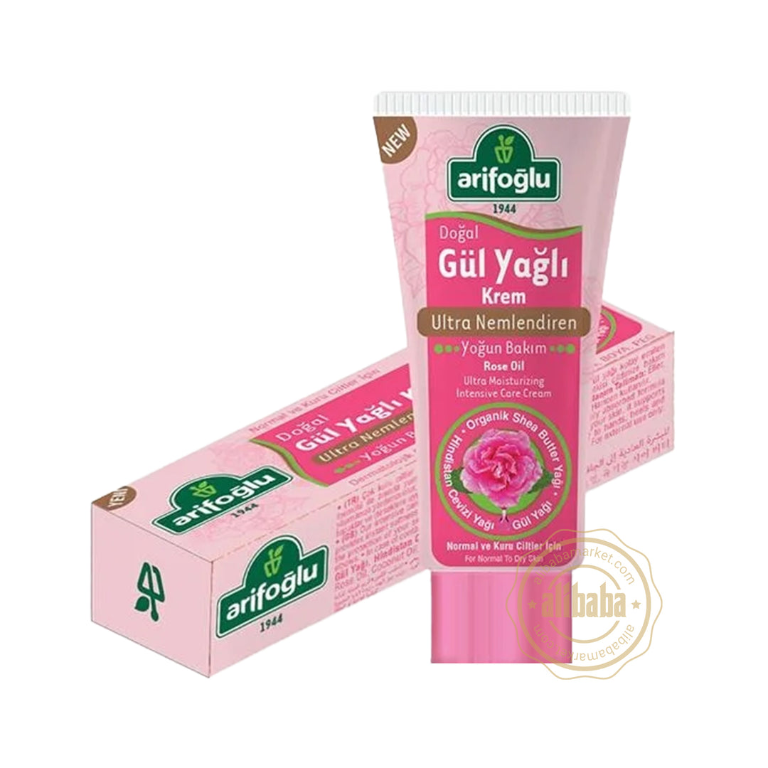 ARIFOGLU NATURAL ROSE OIL CREAM 75GR