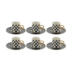 KORKMAZ FREEDOM COFFEE SET A8632 12 PCS - Altin Grocery Coffee Set Korkmaz