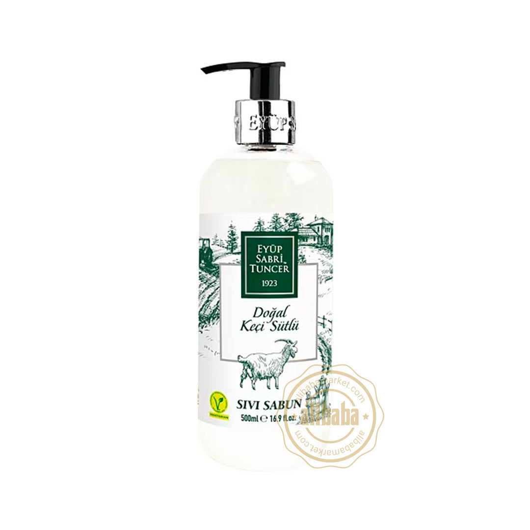 EYUP SABRI LIQUID SOAP NATURAL GOAT MILK 500ML - Altin Grocery Soap Eyup Sabri Tuncer