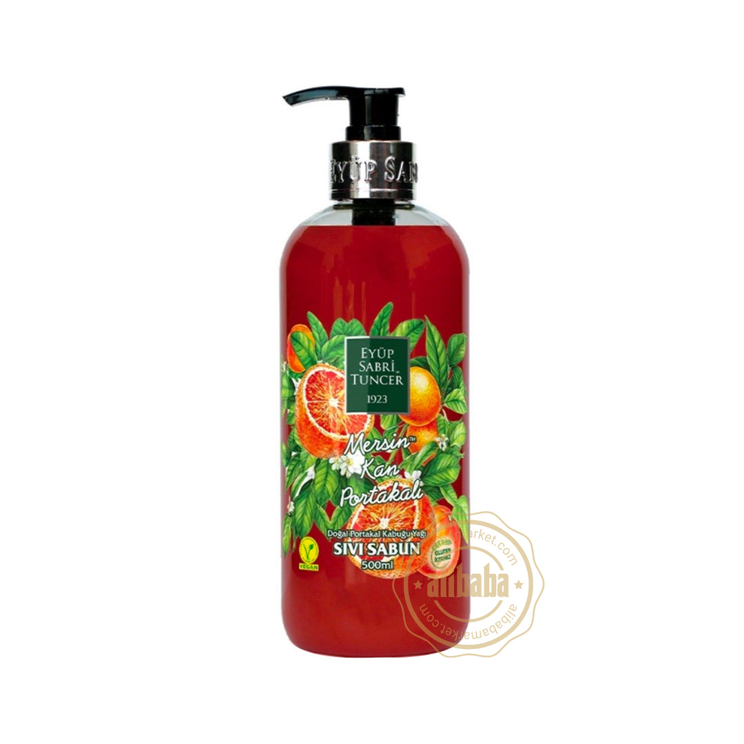 EYUP SABRI LIQUID SOAP MERSIN BLOOD ORANGE 500ML - Altin Grocery Soap Eyup Sabri Tuncer