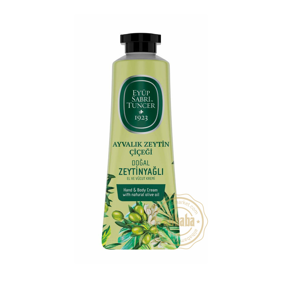EYUP SABRI TUNCER HAND & BODY CREAM W AYVALIK OLIVE BLOSSOM 50ML - Altin Grocery Body Cream Eyup Sabri Tuncer