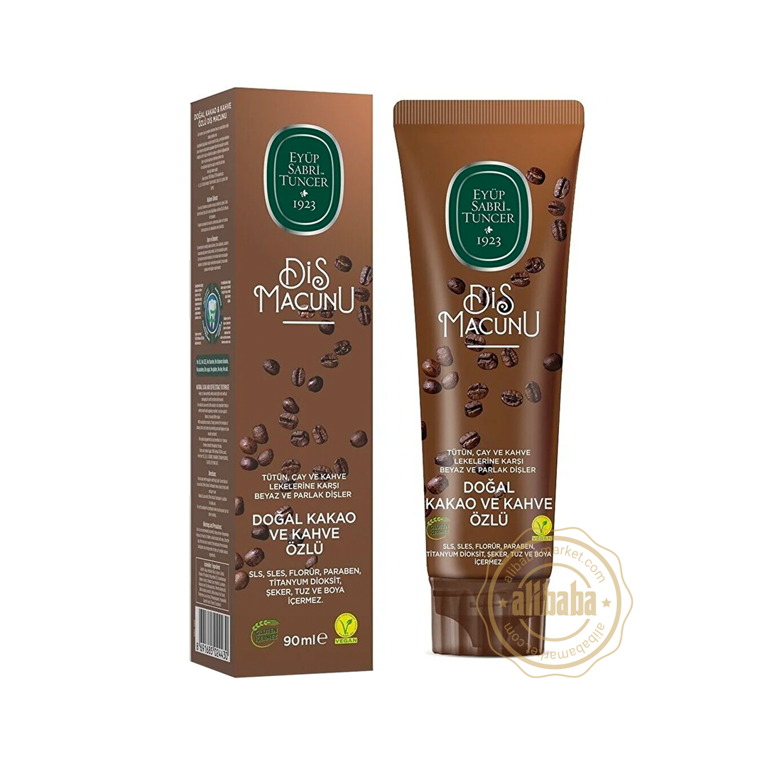 EYUP SABRI TUNCER TOOTHPASTE COCOA AND COFFEE 90ML - Altin Grocery Toothpaste Eyup Sabri Tuncer