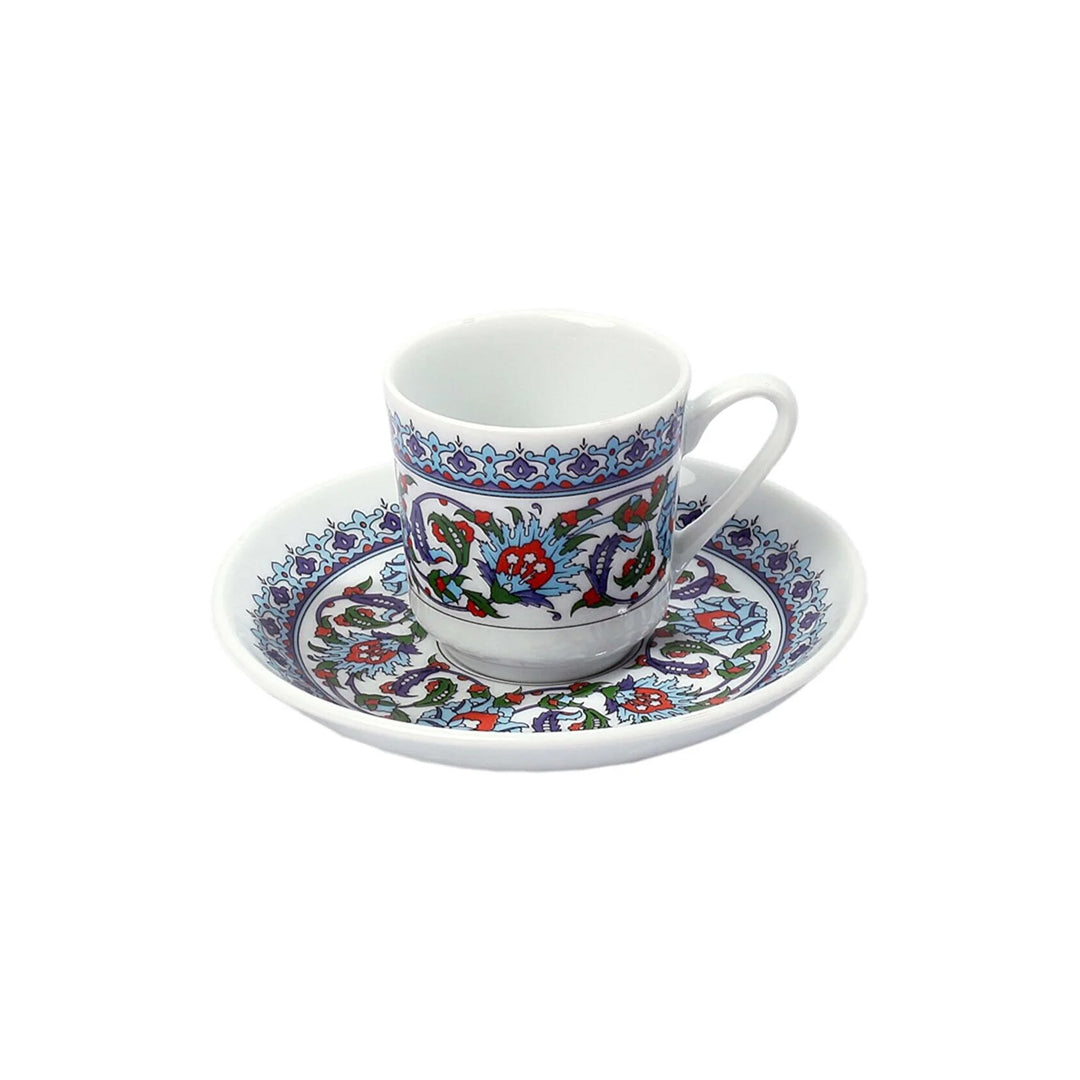 COFFEE POT SET GURAL PORCELAIN TOPKAPI 12PCS - Altin Grocery Coffee Set Gural