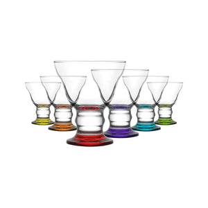 LAV ICE CREAM CUP PAINTED 255 cc (8 3/4 oz) 6 Pcs Set ORN319