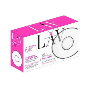 LAV TEA SAUCER ASN274F 6PCS