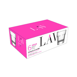 LAV LIQUEUR GLASS ARA209F 6 PCS - Altin Grocery Glassware Lav