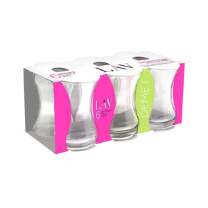 LAV TEA GLASS DEMET 135 cc (4 1/4 oz) DMT303E 6PCS