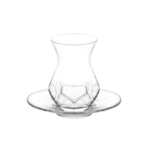 LAV TEA GLASS 165CC ALYAS1 12 PCS - Altin Grocery Glassware Lav