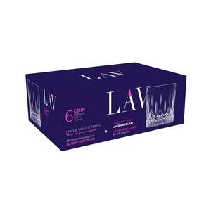 LAV WHISKY GLASS SET ODIN 6 PCS - Altin Grocery Glassware Lav