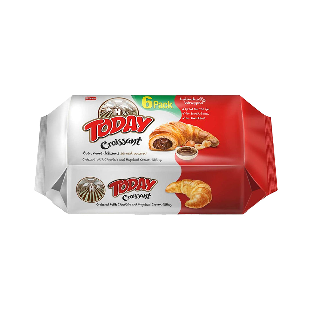 TODAY CROISSANT CHOCOLATE-HAZELNUT 45G x 6PCS - Altin Grocery Cake Elvan