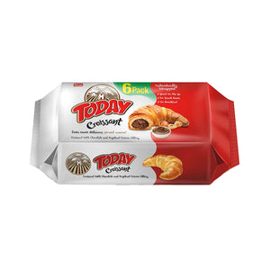 TODAY CROISSANT CHOCOLATE-HAZELNUT 45G x 6PCS - Altin Grocery Cake Elvan
