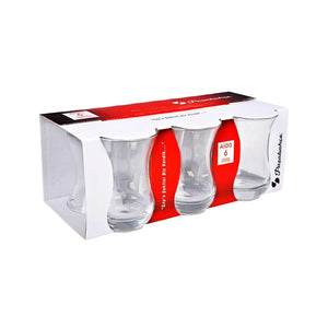 PASABAHCE TEA GLASS 62511 AIDA 160CC (5 2/4oz) 6PCS - Altin Grocery Glassware Pasabahce