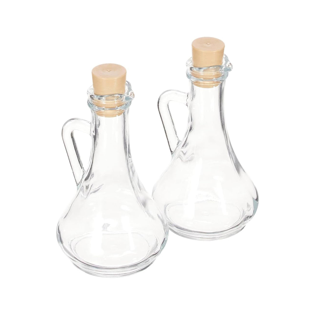 PASABAHCE OLIVIA GLASS OIL CAN SET 2 PIECE 80108 - Altin Grocery Tableware Pasabahce