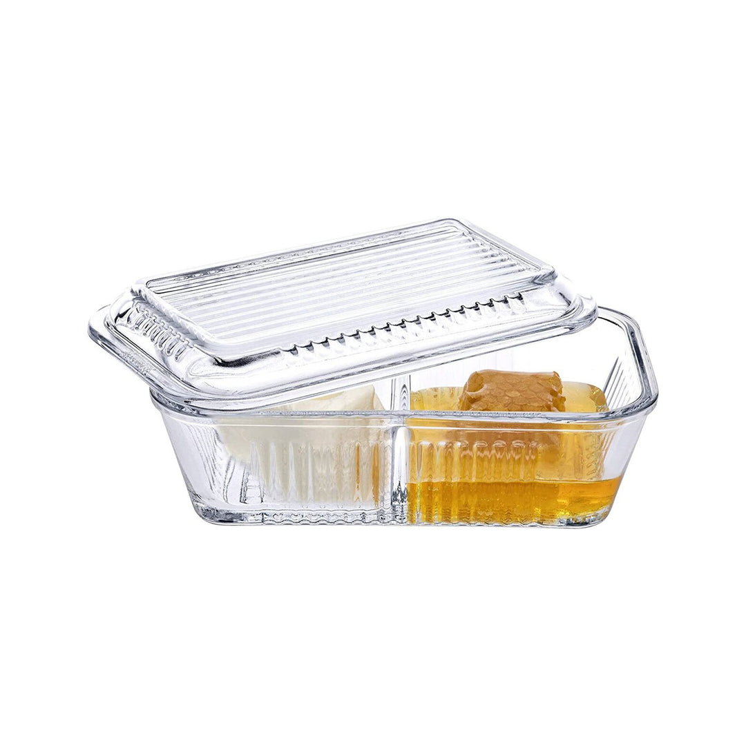 PASABAHCE DIVIDED BOWL&LID 96764 - Altin Grocery Tableware Pasabahce