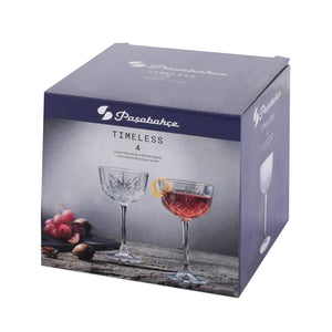 PASABAHCE TIMELESS GLASS SET 4 PIECE 440366 - Altin Grocery Glassware Pasabahce