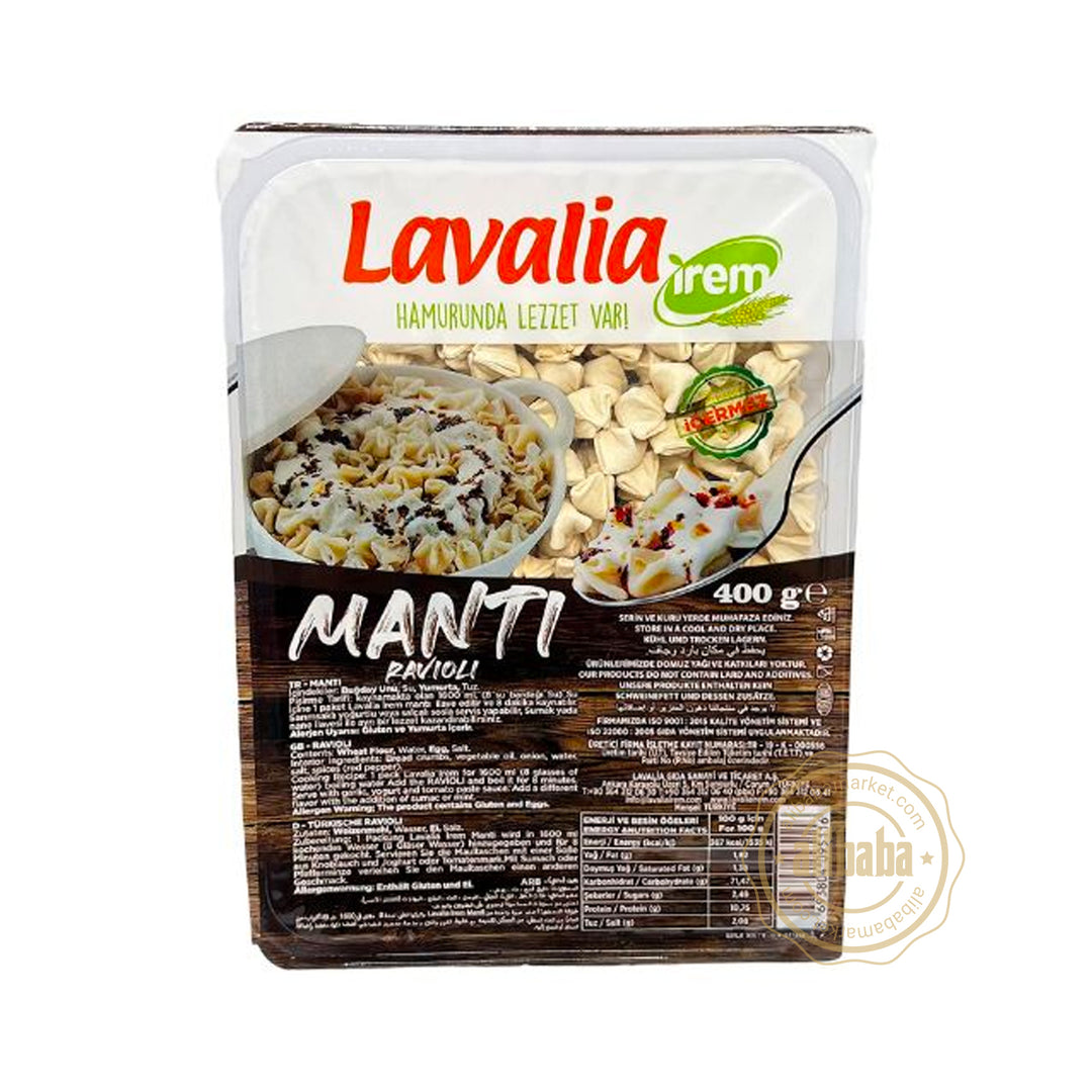 IREM LAVALIA MANTI (RAVIOLI) 400GR