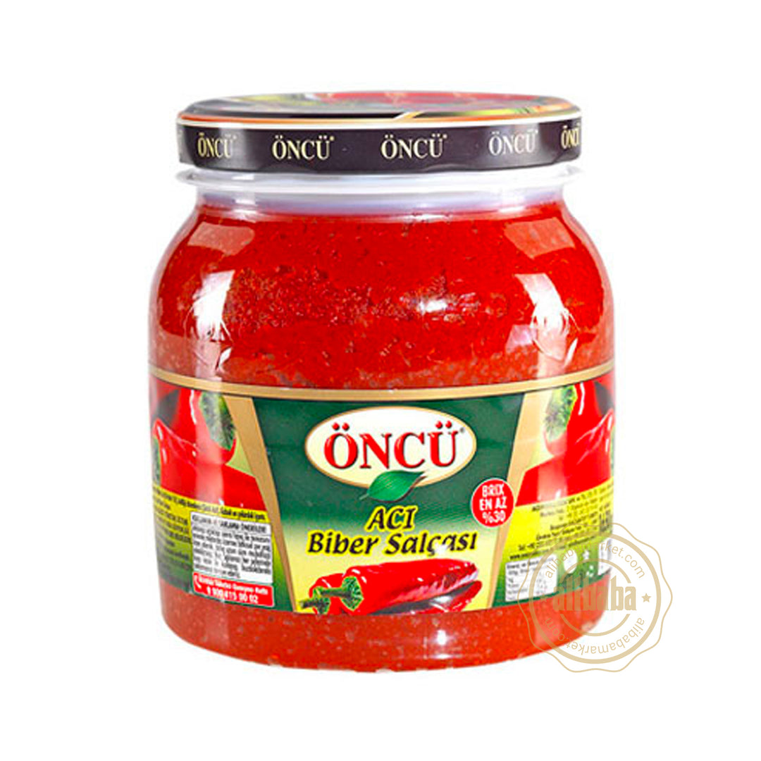 ONCU PEPPER PASTE HOT 1650GR - Altin Grocery Paste Oncu