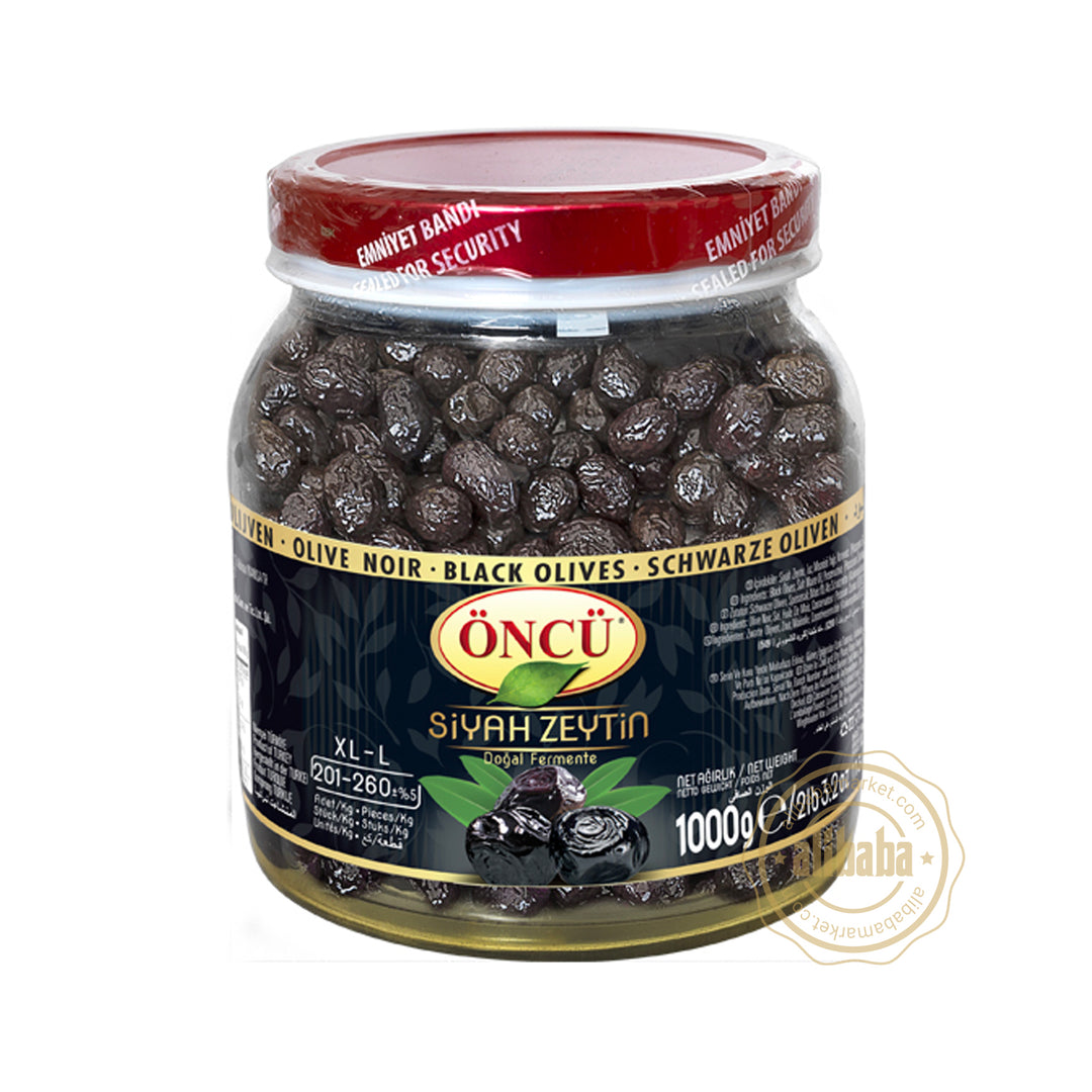 ONCU BLACK OLIVES (XL-L) 1000GR - Altin Grocery Olive Oncu