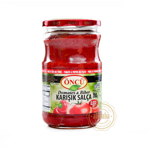 ONCU MIX PASTE PEPPER&TOMATO 700 GR - Altin Grocery Paste Oncu