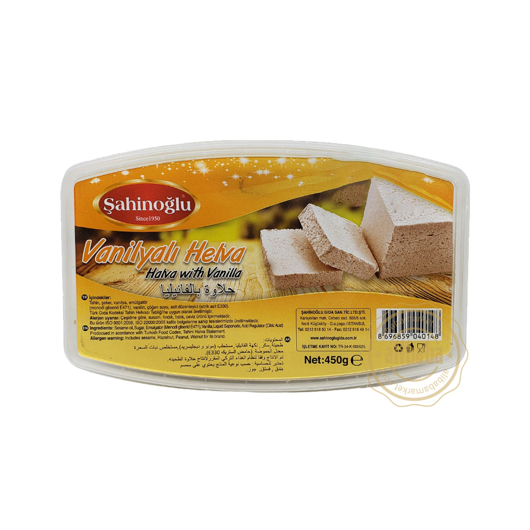 SAHINOGLU HALVA W VANILLA 450GR - Altin Grocery Halva Sahinoglu