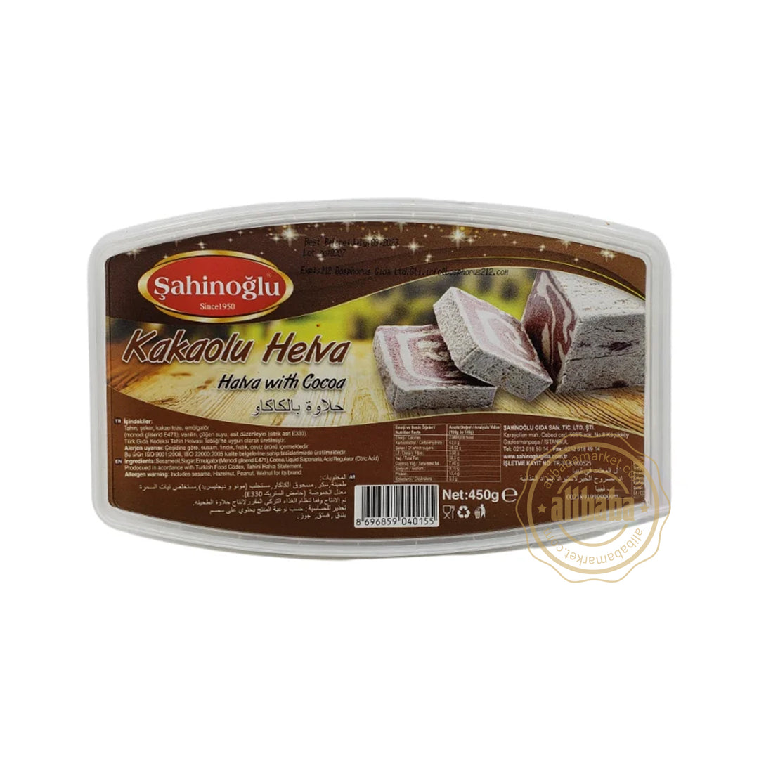 SAHINOGLU HALVA W COCOA 450GR - Altin Grocery Halva Sahinoglu