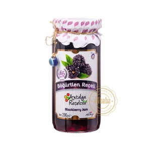 ANTALYA RECELCISI BLACKBERRY JAM 290GR %65 FRUIT