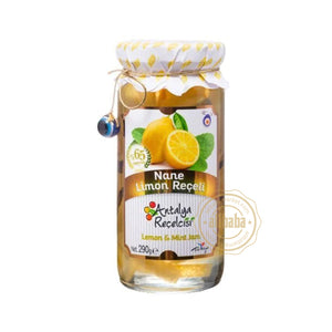 ANTALYA RECELCISI LEMON&MINT JAM 290GR %65 FRUIT