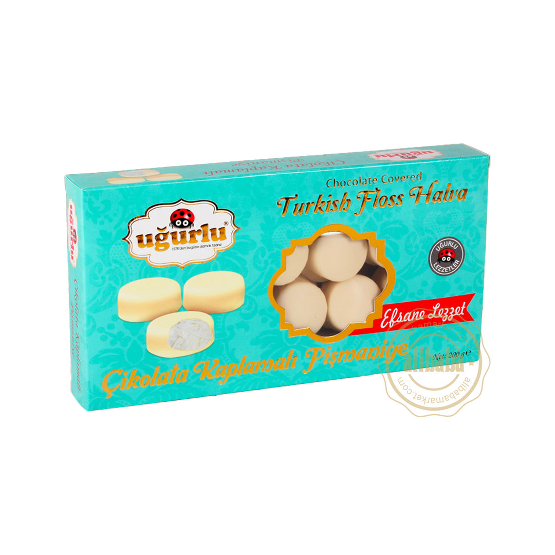 UGURLU COTTON CANDY COVERED W WHITE CHOCOLATE 200GR (KOD 106)
