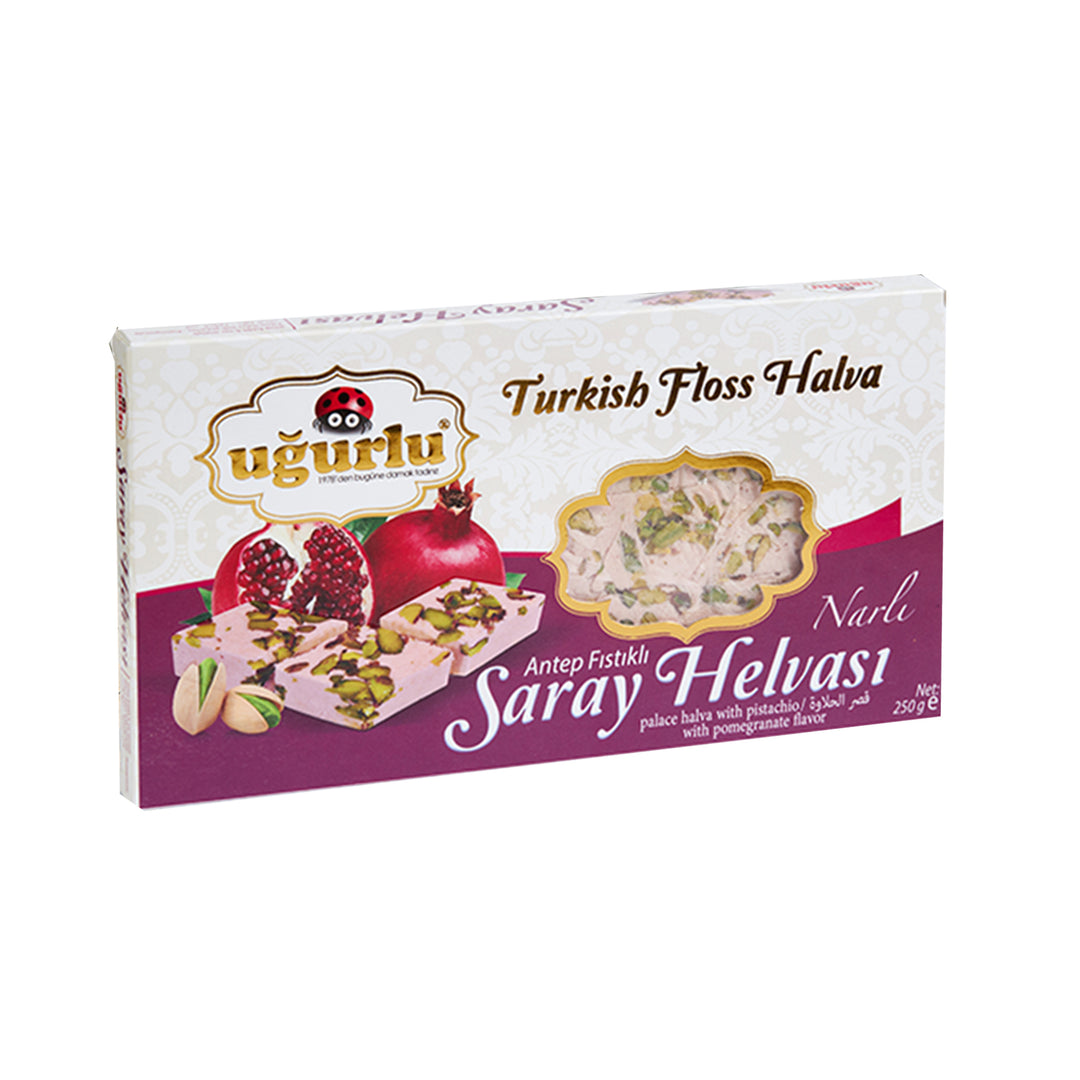 UGURLU PALACE HALVA W POMEGRANATE (NARLI SARAY HELVASI) 250GR (KOD 311) - Altin Grocery Cotton Candy Ugurlu