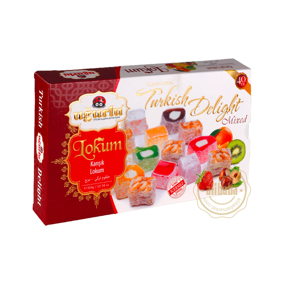 UGURLU MIXED TURKISH DELIGHT 350GR (KOD 365)