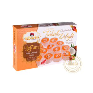 UGURLU SAFRANBOLU TURKISH DELIGHT W HAZELNUT 350GR (KOD 366)