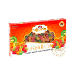 UGURLU MIX TURKISH DELIGHT SMALL CUT 400GR (KOD 405)