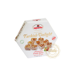 UGURLU TURKISH DELIGHT W HAZELNUT 250GR (KOD 492)