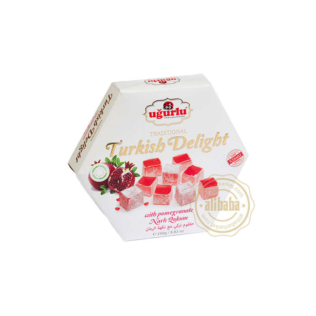 UGURLU TURKISH DELIGHT POMEGRANATE 250GR (KOD 494)