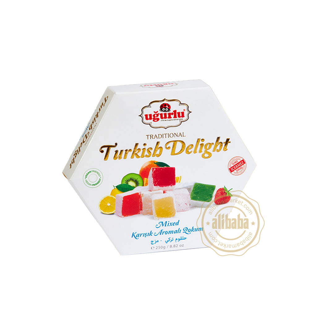 UGURLU TURKISH DELIGHT MIXED 250GR (KOD 495)