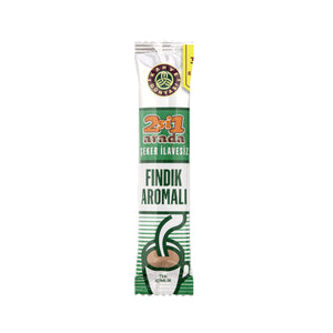 KAHVE DUNYASI 2 IN 1 HAZELNUT COFFEE 12G - Altin Grocery Coffee Kahve Dunyasi