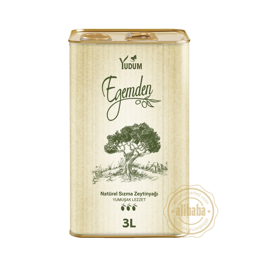 YUDUM EGEMDEN %100 OLIVE OIL 3LT - Altin Grocery Oil Yudum