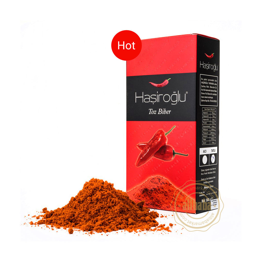 HASIROGLU HOT RED PEPPER POWDER 500GR