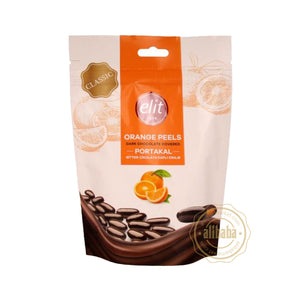 ELIT DARK CHOCOLATE COVERED ORANGE DRAGE 125GR