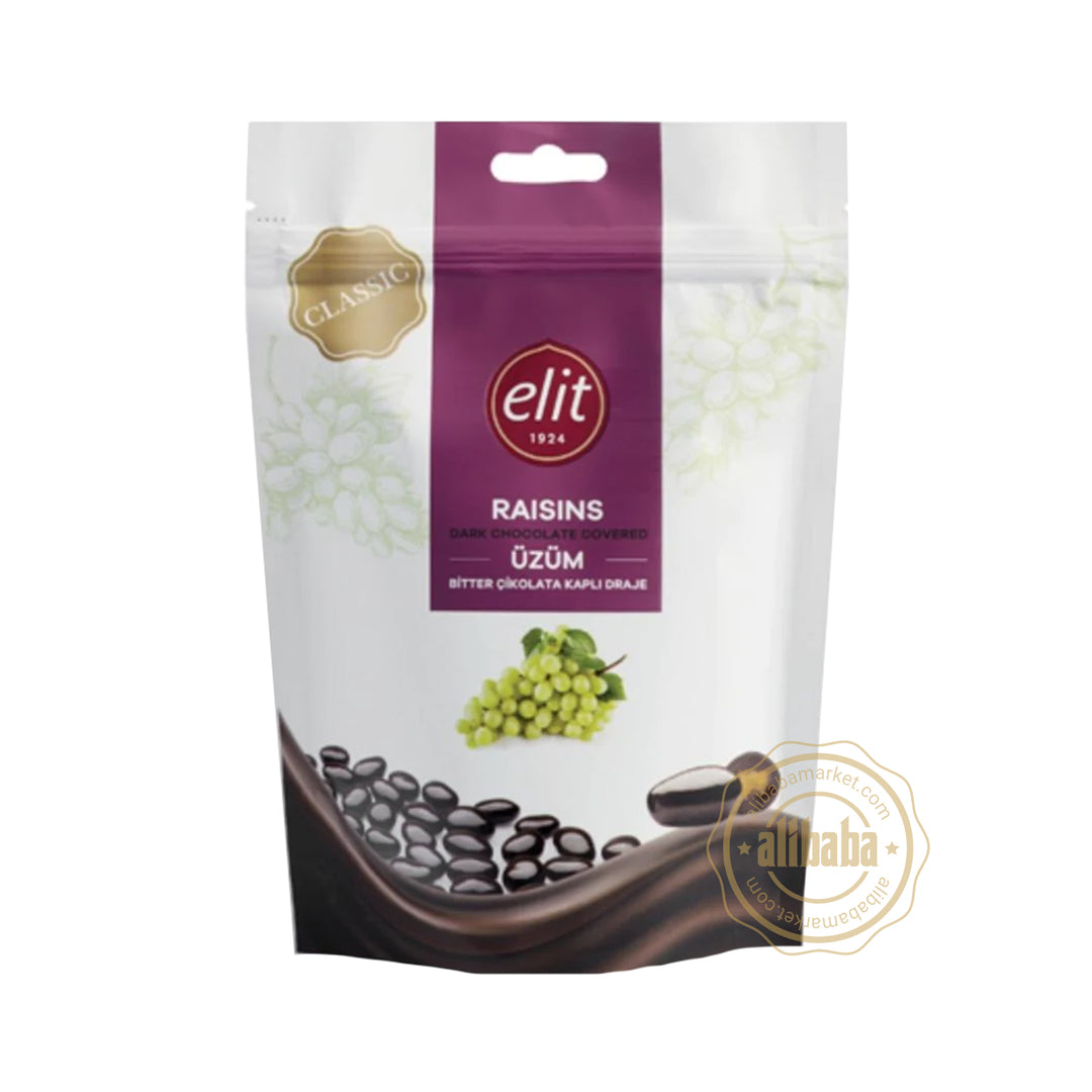 ELIT DARK CHOCOLATE COVERED RAISIN DRAGE 125GR