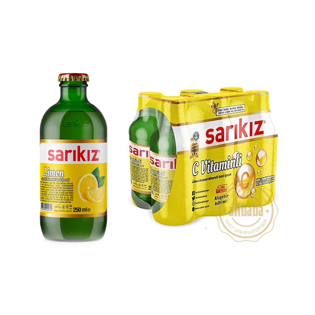 SARIKIZ MINERAL WATER W LEMON 250ML GLASS X 6