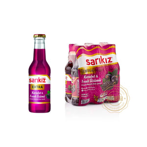 SARIKIZ MINERAL WATER BLACK MULBERRY & CURRANT 250ML GLASS X 6