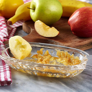 VIDREX GLASS APPLE GRATER 20x10CM - Altin Grocery Grater Altin Grocery