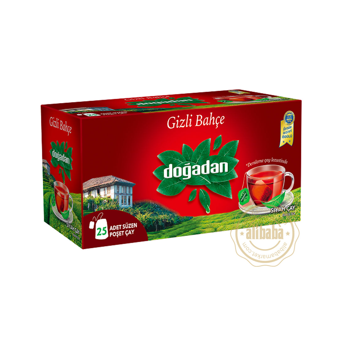 DOGADAN GIZLI BAHCE BLACK TEA 25PC TEA BAG 50GR - Altin Grocery Tea Dogadan