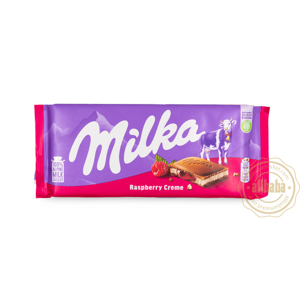 Milka Cookies Raspberry MILKA RASPBERRY CHOCOLATE BARS 100GR – Altin Grocery
